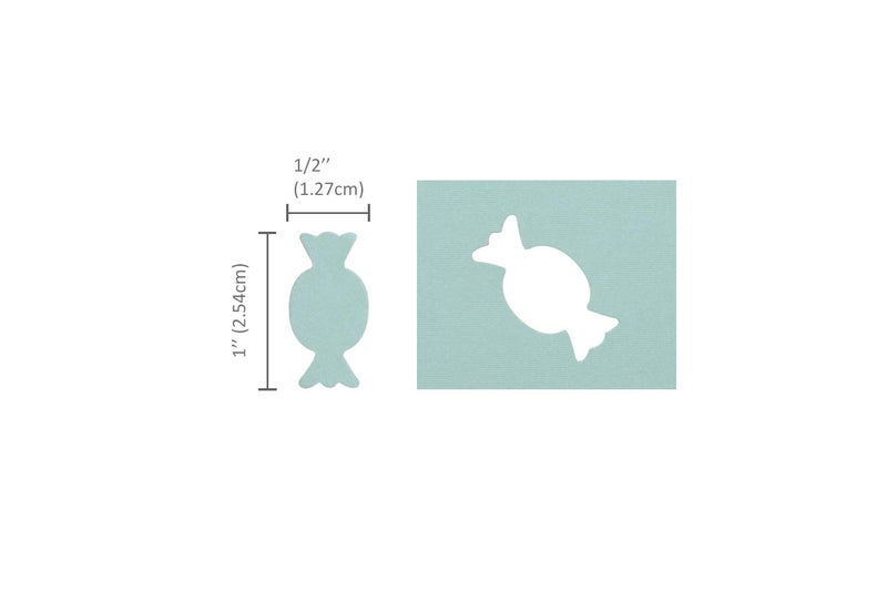 BiraBira Bira Craft 1 inch Candy Punch, Halloween Punch, Lever Action Craft Punch for Paper Crafting Scrapbooking - Image 2